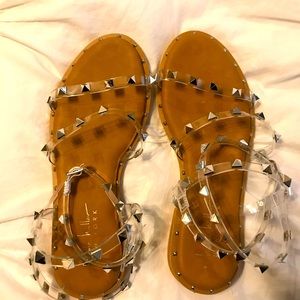 Sandals. Size 6. Never worn! Dupe for Steve Madden sandals!